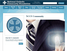 Tablet Screenshot of nccfcommunity.org